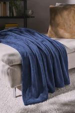 Manta de Microfibra Casal 180 gramas/m² Roma - Azul