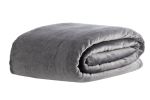 Cobertor Casal 300g Flanel Aveludado Lucerna - Chumbo
