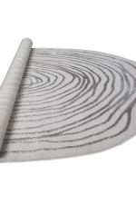Tapete Orgânico Sala 240x300 Caspian Olive Cinza
