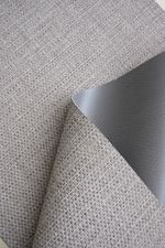 Tapete Grande PVC Antiderrapante Palha Cinza Claro 200x250