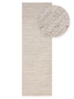 Tapete Indiano Artesanal Algodão e Lã Kilim Kari Passadeira 66x180