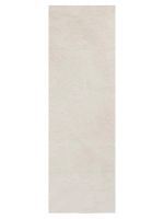 Tapete Passadeira Peludo Ultra Macio com Antiderrapante Off White 60x180