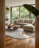 Tapete Orgânico Sala 240x300 Caspian Olive Cinza
