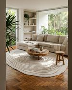 Tapete Orgânico Sala 300x400 Caspian Olive Bege