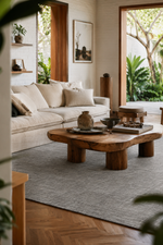 Tapete Pratic 140x200 Mesclado Bege e Off White