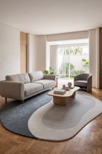 Tapete London Organico Cinza, Off White e Chumbo 150x250