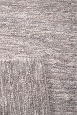 Tapete Artesanal Algodão e Chenille Cinza 136x275