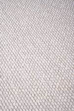Tapete Artesanal Algodão e Chenille Pipoca Cru 175x230