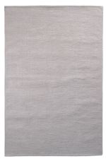 Tapete Artesanal Algodão e Chenille Cinza 100x150
