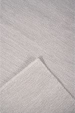 Tapete Artesanal Algodão e Chenille Cinza 100x150