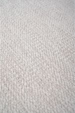 Tapete Artesanal Algodão e Chenille Cinza 100x150
