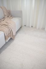 Tapete Sala 200x250 Miyazaki Canelado Off White