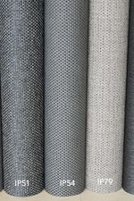 Tapete Passadeira PVC Antiderrapante Palha Cinza Concreto 65x600
