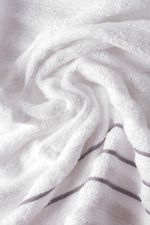 Jogo de Toalha Wave 4 peças 100% Algodão 450g Branco