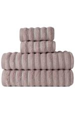 Jogo de Toalha Wave 4 peças 100% Algodão 450g Rosa