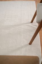 Tapete Quarto Antiderrapante 100x140 Amabile Marfim