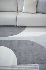 Tapete para Sala Hathor Organico Cinza 200x300