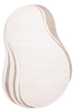 Tapete Organico 200x250 Bege e Off White Oasis Duna