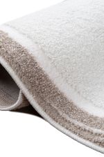 Tapete Organico 200x250 Bege e Off White Oasis Duna