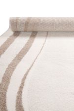 Tapete Organico 200x250 Bege e Off White Oasis Duna