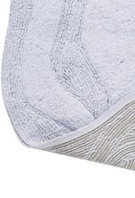 Tapete em Algodão 60x120 Antiderrapante Flora Branco
