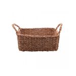 CESTO EM FIBRA NATURAL - RETANGULAR
