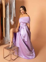 Vestido Longo Princesa Lilas