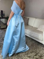 Vestido Longo Princesa Azul