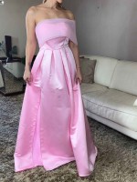 Vestido Longo Princesa Rosa