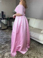 Vestido Longo Princesa Rosa