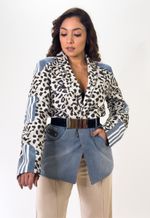 Blazer Animal Print Jeans