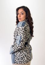 Blazer Animal Print Jeans