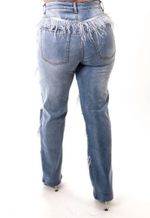 Calça Com Plumas Jeans