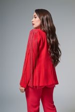 Blazer Luxo Todo Bordado Com Franja De Strass