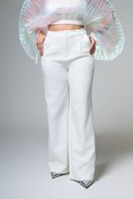 Calça Com Pregas Frontais Off White