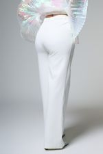 Calça Com Pregas Frontais Off White