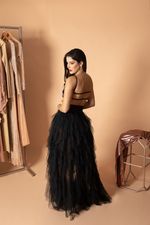 Conjunto Tule Top e Saia
