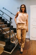 Blusa Seda Regata Alça Invertida