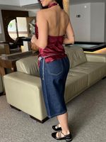 Bermuda Jeans Escuro