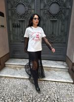T-Shirt Saint Tropez Letras Vermelho