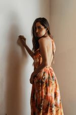 Vestido Longo Estampado 