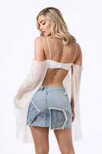 Top Com Babados Boho