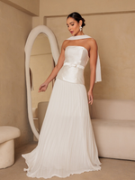 Vestido Laço na Cintura Branco