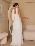 Vestido Laço na Cintura Branco