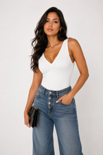 Body Com Decote Em V