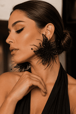 Brinco Flor Preta