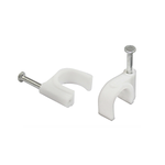 100 Unidades Fixa Fio Coaxiais, 10mm, Organize Seus Fios