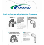 Adaptador Para Maquina De Lavar Roupas Louças Tanquinho Evita Cheiro