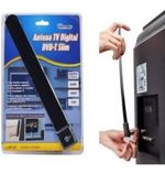 Antena Digital Tv Interna Modelo Régua Dvb-t Slim Sem Cabo
