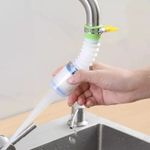 Bico Extensor de Torneira Com Filtro e Abraçadeira 360°